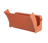 Milisten Organisateur Chaussures Mural Pliable en Plastique Orange Range Chaussures à Suspendre pour Porte de Salle de Bain Étagère à Compacte et Fonctionnelle