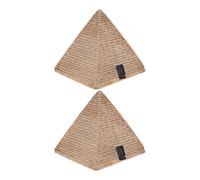 Milisten Ornement Pyramidal en Résine 2pcs pour Décoration Intérieure, Soulage la Fatigue et Améliore L'ambiance, pour Bureau ou Chambre D'étude
