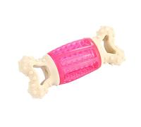 Milisten Os pour Chien Squeaky Rose avec Sifflet Intégré Mastication Ennui pour Chiots et Chiens Actifs