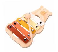 Milisten Ours Piano Musique Jouets Enfants Xylophone Bois Xylophone Instrument Musical Instrument De Musique En Bois Pour Enfants Métal