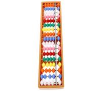 Milisten Outil De Calcul Abacus Abaque Outil Boulier Outil d'apprentissage Boulier De Style Vintage Boulier Chinois Vintage Boulier pour Apprendre Boulier d'apprentissage Plastique