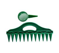 Milisten Outil de Jardinage Portable pour Semis et Poinçonnage Plantoir Manuel pour Creuser et Semer Accessoire Pratique pour Jardin