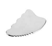 Milisten Outil de Massage Facial Acier Inoxydable Gua Sha Scraping pour Relaxation Musculaire et Soin Peau Masseur Visage Portable Ergonomique pour Rides et Soulagement Du Cou