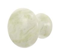 Milisten Outil de Massage Facial Jade Forme de Champignon Massager Visage Multi-usage pour Hommes et Femmes Pierre Naturelle Unique pour Relaxation et Fatigue