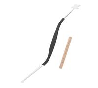 Milisten Outil de Pose D’Âme pour Violon et Violoncelle en Métal Argenté Kit 2 Pièces Crochet de Colonne Outil de Réglage Professionnel pour Réparation et Entretien D’Instruments à