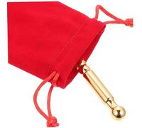 Milisten Outil de Réflexologie Massage Acupression Stick pour Visage et Corps Bâton de Massage Point Trigger Relaxant Muscles Soulagement Douleurs et Circulation Acupoint Therapy Pen Métal