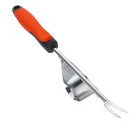 Milisten Outil Désherbage Manuel Acier Inoxydable Fourchette de Jardinage Compacte pour Pelouse Désherbeur Léger et Pratique pour Extraire Racines sans Creuser Large