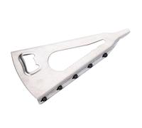 Milisten Ouvre-bouteille Multifonction en Inox, Décapsuleur Portable pour Bière et Boîtes de Conserve, Outil la Cuisine Solide pour Camping, Voyage et Usage Domestique, Accessoire