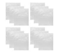 Milisten Pages Recharge A5 pour Album Photo 12 Pochettes Transparentes Perforées 7 CM, Protection et Organisation Flexibles pour Cartes Postales et Photos de Collection