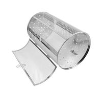 Milisten Panier Rôtissoire Acier Inoxydable pour Griller Fruits Viande Accessoire de Cuisine Réutilisable Pratique pour Noix Amandes Autres Aliments Rôtis