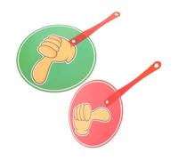 Milisten Panneaux de Vote en Classe pour Élèves Outils Bien ou Mal Pagaies Plastiques Activités Éducatives Enseignants et Étudiants Évaluation Instantanée Compétitions de Groupe 10 Panneaux