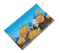 Milisten Papier de Fond pour Aquarium Piscine Petit Aquarium océan Lampe Poisson Bulle Poster Poster pour Papier Peint décoratif pour Autocollant adhésif Colorful