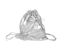 Milisten Paquet à Dos en Nylon à Cordon Argenté, Grosse Capacité, Léger et Imperméable, pour Sport, Voyage et Usage Quotidien Femme