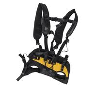 Milisten Paquet à Dos pour Chien Multifonctionnel Taille S Bandoulières Doubles Réglables Maille Respirante Noire et Jaune Paquet de Transport Léger pour Vélo et Randonnée en Extérieur