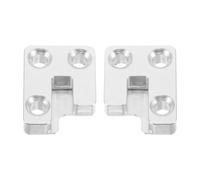 Milisten Paquet de 2 Crochets Amortisseurs en Acier pour Piano Droit, Charnières de Support de Couvercle Compatibles avec Piano, Accessoires de Réparation Sécurisés pour Instruments