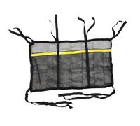 Milisten Paquet De Rangement Filet pour Trampoline, Pochette Suspendue Multifonction Résistante, Organisateur Chaussures en Tissu Mesh, Accessoire Trampoline Pratique, Rangement Extérieur Polyvalent