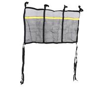 Milisten Paquet De Rangement Suspendu pour Trampoline Filet pour Trampoline Pochette à Chaussures en Tissu Mesh Résistant Multifonction pour Organisation Extérieure Sportive