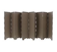 Milisten Pare-Vent Réchaud Camping Alliage Aluminium Pliable Plaques pour Cuisson Extérieure Randonnée Trekking