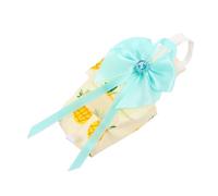 Milisten Parrot Flight Suit Absorbent Reusable Diaper for Budgie Cockatiel Lovebird Stylish Peony Pattern Pet Bird Clothes for Flight Training
