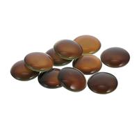 Milisten Patchs à Changement de Couleur en Verre Rond 16 Mm, Lot de 10 Pièces, Décorations pour Bijoux Diy, Pierres Précieuses Thermosensibles pour Création Artisanale
