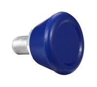 Milisten Patin de Frein Réglable pour Patins à roulettes 4 Roues, Bloc de Frein en Caoutchouc Antidérapant Bleu, Accessoire Compatible pour Patinage en Ligne et Outdoor