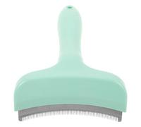 Milisten Peigne Démêloir pour Animaux Vert Grand Format Brosse Démêlante et Anti-perte de Poils pour Chiens et Chats Outil de Toilettage Ergonomique pour Pelage Long