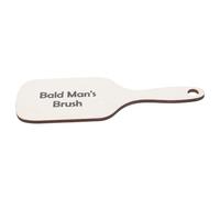 Milisten Peigne En Bois à Dents Larges Grand Format Double Fonction Massage Cuir Chevelu Hommes Chauves Usage Maison Bureau