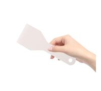 Milisten Pelle à Glace pour Congélateur et Réfrigérateur, Grattoir à Glace en Plastique Blanc, Outil de Dégivrage Portatif, Pelle Plate Anti-rayures Poignée Ergonomique Cuisine Ménagère