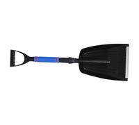 Milisten Pelle à Neige Pliable et Détachable en Alliage Bleu Manche Télescopique Réglable Outil Multifonction pour Déneigement d'urgence Trottoir Allée et SUV Accessoire Hivernal