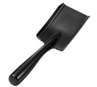 Milisten Pelle Métallique Agricole Multifonction pour Jardin et Plage, Pelle à Cheminée Compacte en Acier au Manganèse, Outil Léger et Portable pour Extérieur et Foyer