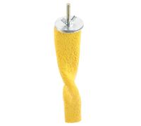 Milisten Perchoir pour Oiseaux Jaune Moyen Support Stable et pour Cage Perroquet Station Entraînement Sécurisée pour Perruches et Perroquets Accessoire pour Aire de Jeux Volatiles