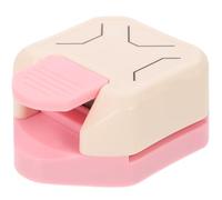 Milisten Perforatrice D'angle pour Papier Scrapbooking, Plastique et Alliage, Rose, Outil Polyvalent pour Coins Carrés, Arrondis Dents de Scie, Accessoire DIY pour Création Cartes