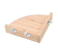 Milisten Perroquet Oiseau Naturel Animal de Compagnie Transporteur des Stands Perche perchoirs Support de perchoir pour Cage en Bois