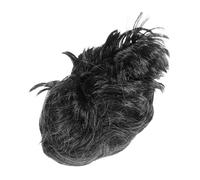 Milisten Perruque Courte Synthétique Bouclée pour Homme Perruque Cosplay Costume Disco Présidentiel Noir et Blanc Ajustement Confortable et Réutilisable pour Fête et Performance