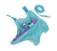 Milisten Pet Harness and Leash Set for Small Animals Adjustable Dinosaur Vest Strap Traction Rope for Rabbits Ferrets Hamsters and Squirrels Secure Fit