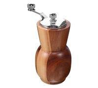 Milisten Petit Moulin à Poivre Manuel en Acier Inoxydable Manivelle, Moulin à Épices Portable pour Barbecue, Broyeur Manuel Ergonomique Réservoir Cuisine