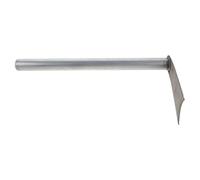 Milisten Petite Houe de Jardin en Fer Robuste à Manche Court Outil Manuel Polyvalent pour Désherbage et Ameublir Sols Durs Binette Légère pour Potagers Plates-Bandes et Jardinage à