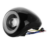 Milisten Phare LED pour Trottinette Électrique Feux de Scooter Électrique à LED Affichage Batterie Klaxon 48-60v Plastique Noir pour Vélo et Scooter