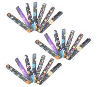 Milisten Pièces Bracelets Slap Garçon Fille Accessoires de Fête Colorés pour Halloween et Autres Événements Festifs Style Aléatoire