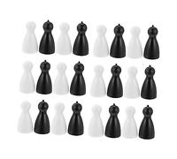 Milisten Pièces de Jeu en Plastique Jeu d'Échecs à Forme Humaine 40 Pièces Garçon et Filles et Adultes pour Développer L'Intelligence Créativité