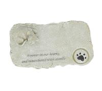 Milisten Pierre Commémorative pour Chaton Cadeau Commémoratif pour Animal De Compagnie Statue Résine pour Jardin Tombeau pour Chat Perdu