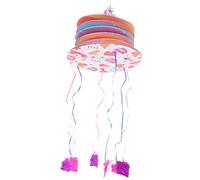 Milisten Piñata Licorne Rose Mini à Tirer Lantern Pinata pour Fête Danniversaire Garçon Fille Décoration Festive Colorée et Accessoire Jeu pour Garçons et Filles