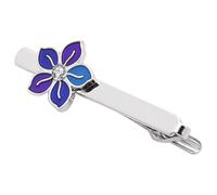 Milisten Pince à Cravate Homme Style Anglais, Bijou Costume Fleur, Accessoire Mince en Métal Robuste, Épingle pour Chemise, Usage Professionnel et Cérémonie, Accessoire Élégant