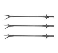 Milisten Pince à Plantes d'Aquarium 3 Pièces Grises 50 CM - Outil Long en Plastique pour Entretien Précis Alimentation Ciblée et Nettoyage pour Aquariums Eau Douce et Eau de Mer