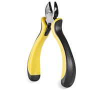 Milisten Pince Coupe-cordes Guitare Jaune en Acier Inoxydable Poignée Plastique Confortable, Outil Compact D’entretien pour Guitares et Basses, Accessoire Indispensable pour Luthiers