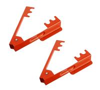 Milisten Pince D’épluchage D’épines de Rosier pour Jardinage, Lot de 2, Acier Métallique Rouge, Outil Manuel D’enlèvement D’épines et Feuilles pour Bouquet et Entretien des Plantes