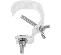 Milisten Pince de Fixation en Alliage d'Aluminium pour Projecteur Par Crochet Robuste Argenté pour Structure d'Éclairage de Scène Support Réglable Haute Charge pour Installation Scénique