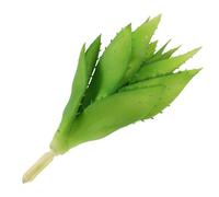 Milisten Plante Artificielle Décor Faux Aloe Vera pour Maison et Bureau Végétation Naturelle Réaliste pour Étagères Tables et Décoration Intérieure
