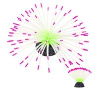 Milisten Plantes Aquatiques fluorescentes Décoration Aquarium Fausses Plantes Artisanat de Plantes artificielles Fausse Plante métier d'herbe d'eau Usine d'eau d'aquarium Gel de silice