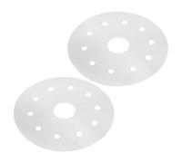 Milisten Plaque d'Adaptation pour Plaque à Induction en Acier Inoxydable Lot de 2 Tapis Conducteur de Chaleur 13 CM pour Ustensiles Cuisine